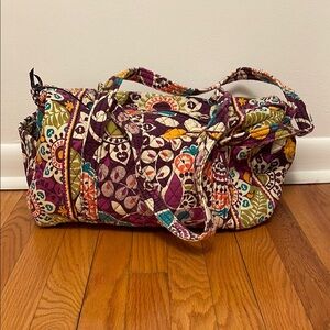 Ver Bradley Patterned Travel Duffel Bag